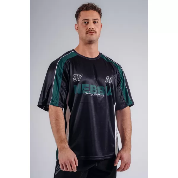  Übergroßes Jersey-T-Shirt 97 NEBBIA PRIMAL 885 SCHWARZ 