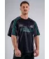 Übergroßes Jersey-T-Shirt 97 NEBBIA PRIMAL 885 SCHWARZ