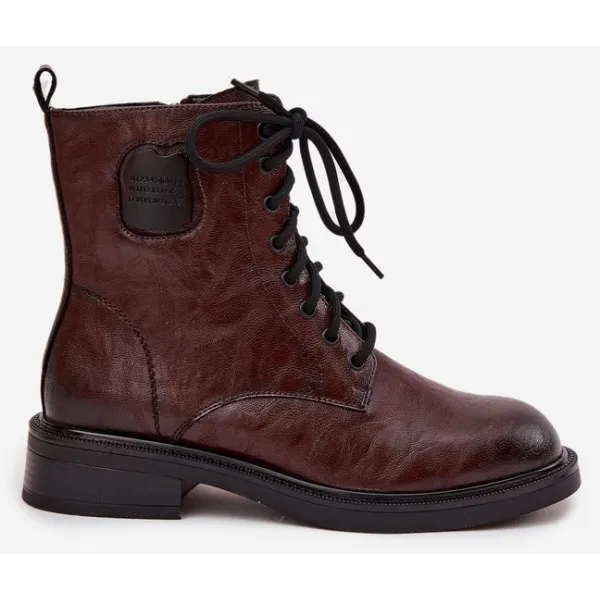  Damen-Stiefeletten MACIEJKA K7180-02/00-7 BRAUN 