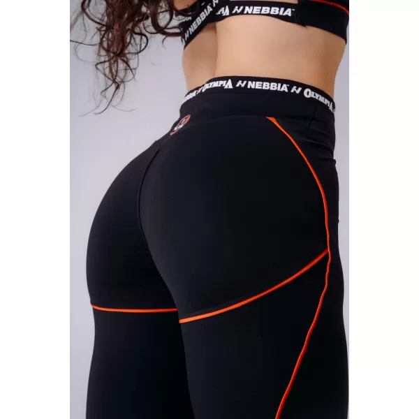  Leggings für Damen NEBBIA OLYMPIA HIGH-WAIST 935 SCHWARZ 