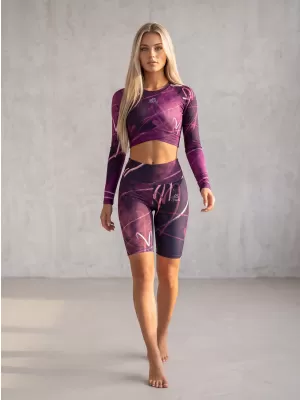 Premium-Overknee-Leggings für Damen (neue Größen) ALTISPORT VOJ/ALW082LEG06 LILA