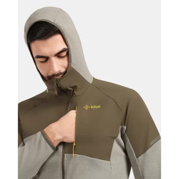  Fleece-Sweatshirt für Herren KILPI NASHVILLE-M 1M0201KI GRÜN 