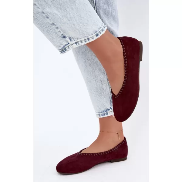  Ballerinas für Damen BOTO 9897 WEIN 