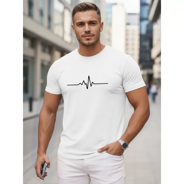  Herren-T-Shirt DSTREET NX5098R-WH WEIß 