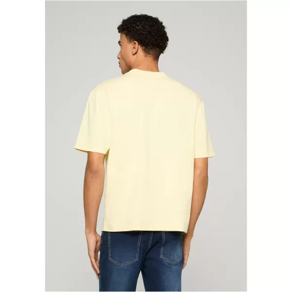  Herren-T-Shirt URBAN CLASSICS TB7169 HELLGELB 
