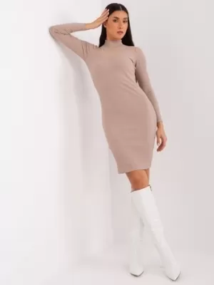 Kleid BASIC FEEL GOOD RV-SK-9216.06P DUNKELBEIGE