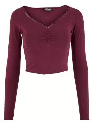 Damen-T-Shirt URBAN CLASSICS TB7729-01151 KIRSCHE