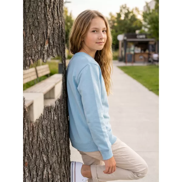  Kinder-Sweatshirt MALFINI CREW 427 HIMMELBLAU 