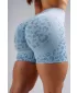 Kompressions-Push-up-Shorts mit Leopardenmuster NEBBIA PRIMAL 856 BLAUER LEOPARD
