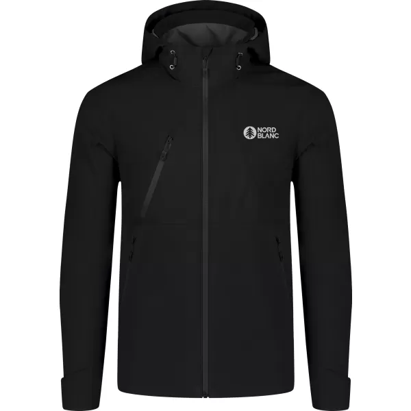  Wasserdichte Herrenjacke NORDBLANC OVERLOOK NBSSM8315 SCHWARZ 