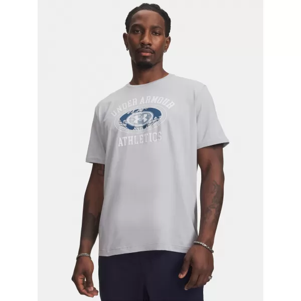 Herren-T-Shirt UNDER ARMOUR M 60/40S ARMOR GLOBE SS 6009261-011 GRAU 