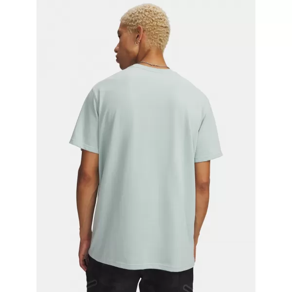  Herren-T-Shirt UNDER ARMOUR HW ARMOUR LABEL SS 1382831-477 BLAU 