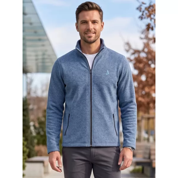  Fleece-Sweatshirt für Herren ALTISPORT ALM002852 DUNKLE DENIM-HIGHLIGHTS 