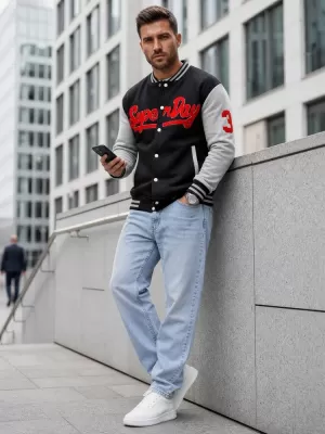Herren-Sweatshirt DSTREET BX5444 SCHWARZ