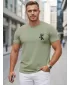 Herren-T-Shirt DSTREET NX5104R-MO HELLGRÜN