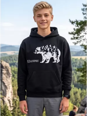 Kinder-Sweatshirt ALTISPORT ALM193422 SCHWARZ