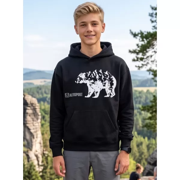  Kinder-Sweatshirt ALTISPORT ALM193422 SCHWARZ 