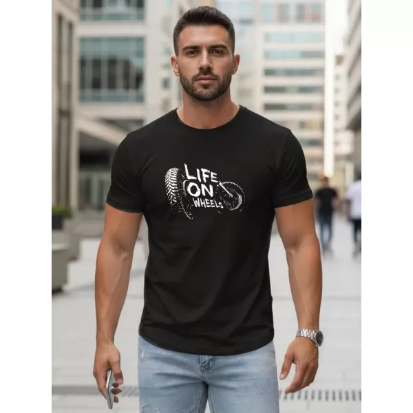  Herren-T-Shirt DSTREET NX5016R-BK SCHWARZ 