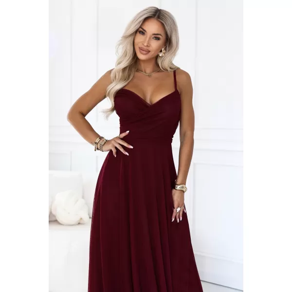  Damenkleid NUMOCO 681-3 BURGUND 