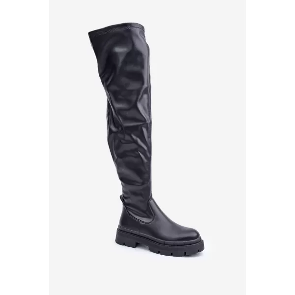  Damenstiefel BOTO 1987-H18 SCHWARZ 