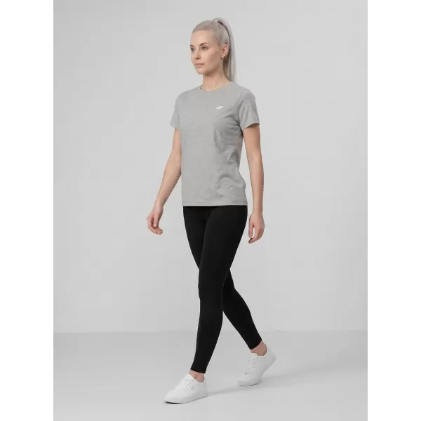  Damen-T-Shirt 4F WMM00TTSHF3308 KALTE HELLGRAUE MELANGE 