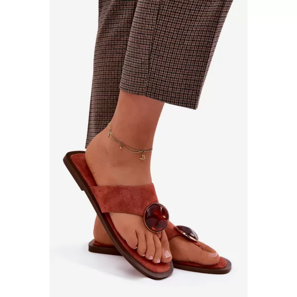  Damen-Flip-Flops BOTO 9825 ORANGE 