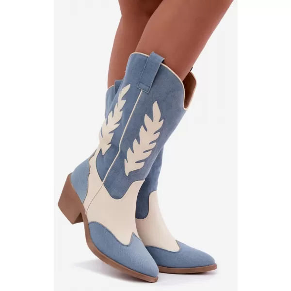  Damenstiefel BOTO LQ-109 BLAU 