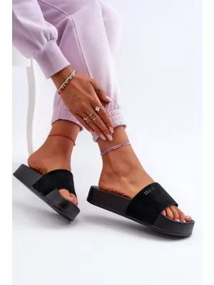 Damenhausschuhe BIG STAR SHOES NN274A670 SCHWARZ
