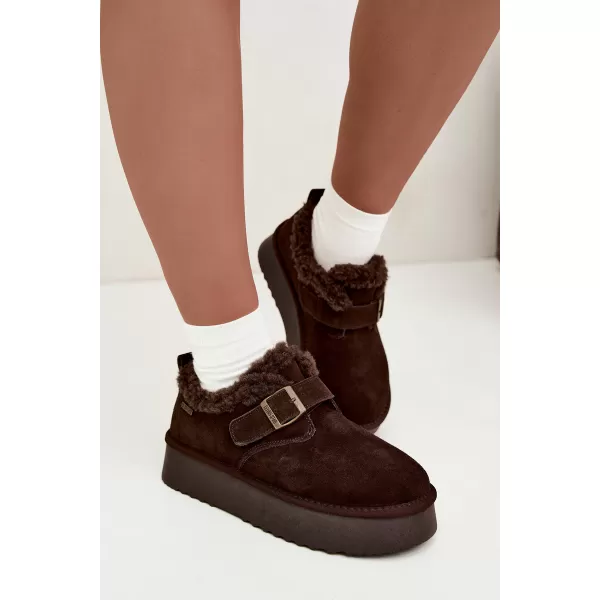  Schneemänner für Frauen BIG STAR SHOES UU274319 BRAUN/BEIGE 