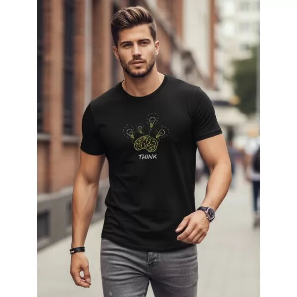  Herren-T-Shirt DSTREET NX0149R-BK SCHWARZ 