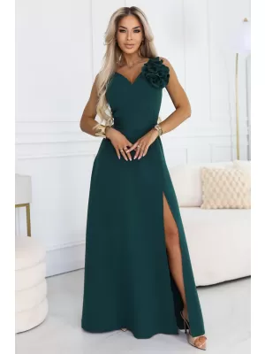 Kleid NUMOCO 669-1 FLASCHENGRÜN