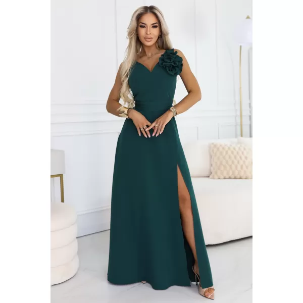  Kleid NUMOCO 669-1 FLASCHENGRÜN 