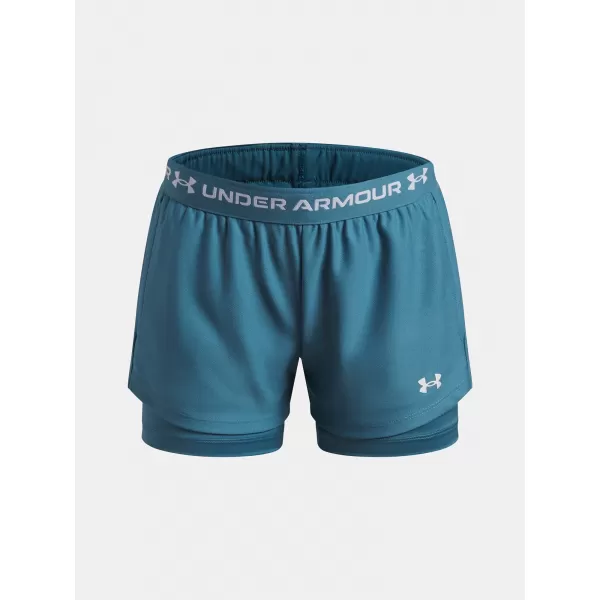  Mädchen-Shorts UNDER ARMOUR TECH PLAY UP 2N1 SHORT 6004985-466 BLAU 