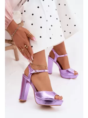 Damensandalen BOTO H-46 HELLVIOLETT