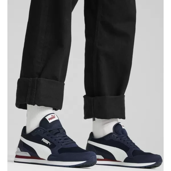  Stiefel PUMA ST RUNNER V4 MESH 39966602 CLUB NAVY/ CLUB NAVY/PUMA WHITE/TEAM REGAL RED/PLATINUM GREY 