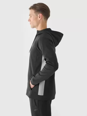 Herren-Sweatshirt 4F WAW25TSWSM1930 TIEFSCHWARZ