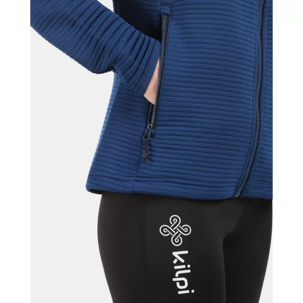  Fleece-Sweatshirt für Damen KILPI TANALI-W 1L0202KI DUNKELBLAU 