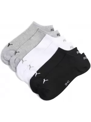Socken PUMA UNISEX SNEAKER PLAIN 3P 93862417 GRAU/WEIß/SCHWARZ