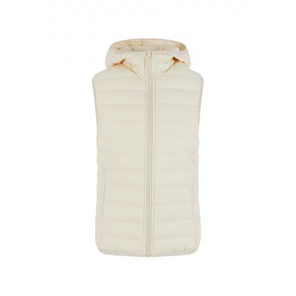  Steppweste für Damen URBAN CLASSICS TB8710-02903 WEIßER SAND 