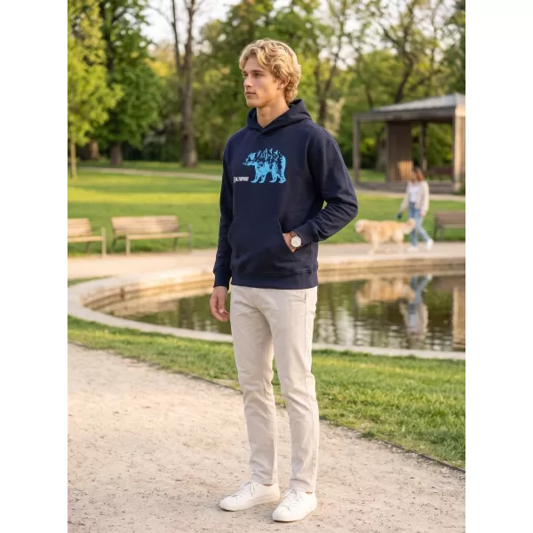 Herren-Sweatshirt ALTISPORT ALM193422 MARINEBLAU 
