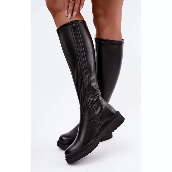  Damenstiefel SERGIO LEONE KZ-02 SHCWARZ 