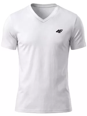 Herren-T-Shirt 4F WMM00TTSHM3339 WEIß