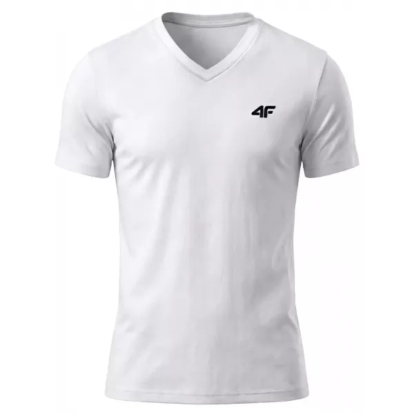 Herren-T-Shirt 4F WMM00TTSHM3339 WEIß 