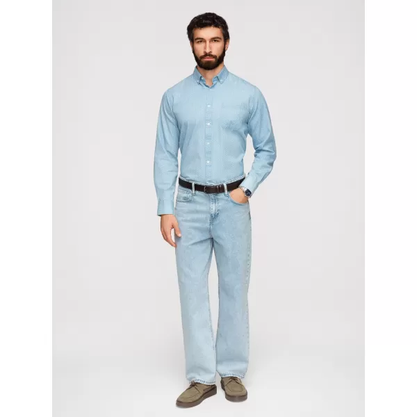  Herrenhemd OMBRE K702 HELLBLAU 