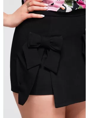 Damen-Shorts OMBRE OW-ST-E0013 SCHWARZ