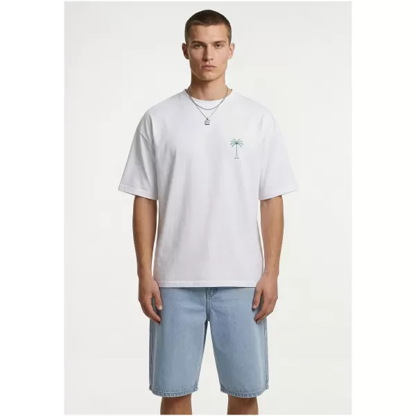  Herren-T-Shirt URBAN CLASSICS TB8756 WEIß 