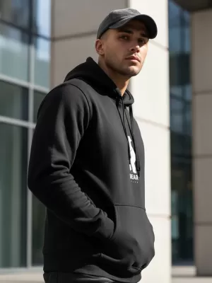 Herren-Sweatshirt DSTREET NX0062B-BK SCHWARZ