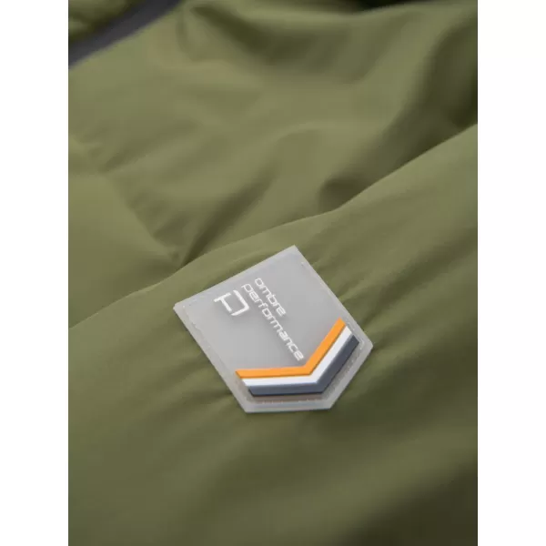  Winter-Steppjacke für Herren OMBRE OM-JAHP-0305 OLIVE 