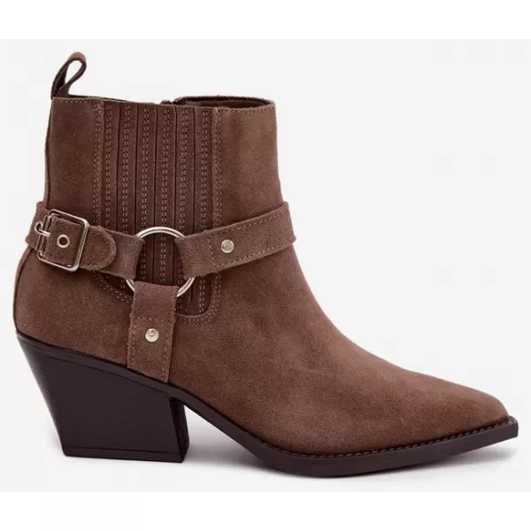  Damen-Stiefeletten BOTO NC1360K CAPPUCCINO 