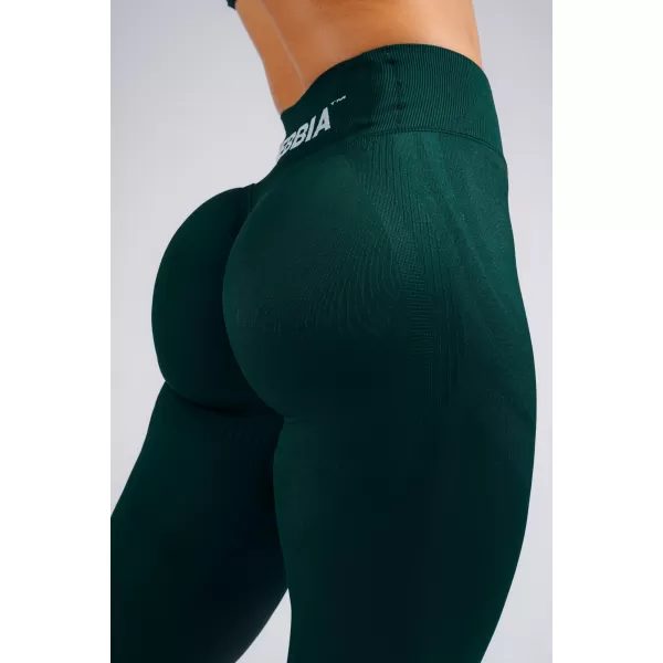  Extra-Push-up-Leggings mit hoher Taille NEBBIA PRIMAL 850 DUNKELGRÜN 